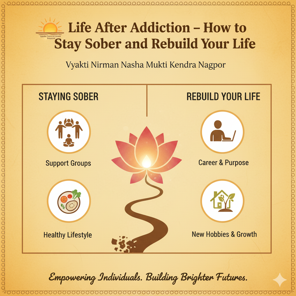 nasha mukti kendra nagpur, nasha mukti kendra in nagpur, best nasha mukti kendra nagpur, life after addiction, sober living nagpur, addiction recovery nagpur, relapse prevention nagpur, addiction aftercare nagpur, rehab centre nagpur, vyasan mukti kendra nagpur, vyakti nirman nasha mukti kendra nagpur, post rehab life, how to stay sober, addiction healing nagpur, rehabilitation nagpur, deaddiction nagpur, drug rehab nagpur, alcohol rehab nagpur, mental health recovery nagpur, addiction counselling nagpur, family therapy nagpur, holistic recovery nagpur, addiction journey nagpur, recovery success nagpur, addiction support group nagpur, rehabilitation centre nagpur, addiction motivation nagpur, recovery inspiration nagpur, addiction tips nagpur, sober life nagpur, addiction help nagpur, therapy and counselling nagpur, drug detox nagpur, alcohol detox nagpur, top rehab nagpur, holistic rehab nagpur, best rehab maharashtra, addiction recovery india, addiction management nagpur, emotional healing nagpur, nasha mukti centre nagpur, rehabilitation programs nagpur, outpatient rehab nagpur, inpatient rehab nagpur, recovery from alcohol nagpur, recovery from drugs nagpur, relapse management nagpur, mindfulness therapy nagpur, meditation rehab nagpur, yoga therapy nagpur, sustainable recovery nagpur, family involvement nagpur, emotional strength rehab nagpur, mental stability nagpur, recovery motivation nagpur, addiction psychiatrist nagpur, therapy for addicts nagpur, rehabilitation success stories nagpur, rehab for youth nagpur, affordable rehab nagpur, private rehab nagpur, government rehab nagpur, holistic deaddiction nagpur, rehabilitation for families nagpur, safe rehab nagpur, certified rehab nagpur, long term sobriety nagpur, recovery after rehab nagpur, addiction awareness nagpur, relapse prevention tips nagpur, nasha mukti awareness nagpur, sober support nagpur, recovery routine nagpur, best nasha mukti centre nagpur, addiction-free nagpur, sober lifestyle nagpur, aftercare counselling nagpur, post rehab counselling nagpur, recovery habits nagpur, addiction self care nagpur, psychological wellness nagpur, trusted rehab nagpur, positive recovery nagpur, family support rehab nagpur, therapy programs nagpur, nasha mukti treatment nagpur, recovery yoga nagpur, mindfulness nagpur, meditation for addiction nagpur, wellness rehab nagpur, healing process nagpur, holistic addiction treatment nagpur, emotional recovery nagpur, wellness journey nagpur.