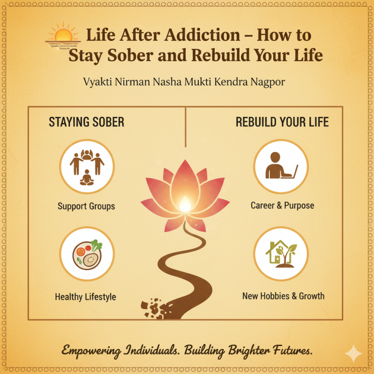 nasha mukti kendra nagpur, nasha mukti kendra in nagpur, best nasha mukti kendra nagpur, life after addiction, sober living nagpur, addiction recovery nagpur, relapse prevention nagpur, addiction aftercare nagpur, rehab centre nagpur, vyasan mukti kendra nagpur, vyakti nirman nasha mukti kendra nagpur, post rehab life, how to stay sober, addiction healing nagpur, rehabilitation nagpur, deaddiction nagpur, drug rehab nagpur, alcohol rehab nagpur, mental health recovery nagpur, addiction counselling nagpur, family therapy nagpur, holistic recovery nagpur, addiction journey nagpur, recovery success nagpur, addiction support group nagpur, rehabilitation centre nagpur, addiction motivation nagpur, recovery inspiration nagpur, addiction tips nagpur, sober life nagpur, addiction help nagpur, therapy and counselling nagpur, drug detox nagpur, alcohol detox nagpur, top rehab nagpur, holistic rehab nagpur, best rehab maharashtra, addiction recovery india, addiction management nagpur, emotional healing nagpur, nasha mukti centre nagpur, rehabilitation programs nagpur, outpatient rehab nagpur, inpatient rehab nagpur, recovery from alcohol nagpur, recovery from drugs nagpur, relapse management nagpur, mindfulness therapy nagpur, meditation rehab nagpur, yoga therapy nagpur, sustainable recovery nagpur, family involvement nagpur, emotional strength rehab nagpur, mental stability nagpur, recovery motivation nagpur, addiction psychiatrist nagpur, therapy for addicts nagpur, rehabilitation success stories nagpur, rehab for youth nagpur, affordable rehab nagpur, private rehab nagpur, government rehab nagpur, holistic deaddiction nagpur, rehabilitation for families nagpur, safe rehab nagpur, certified rehab nagpur, long term sobriety nagpur, recovery after rehab nagpur, addiction awareness nagpur, relapse prevention tips nagpur, nasha mukti awareness nagpur, sober support nagpur, recovery routine nagpur, best nasha mukti centre nagpur, addiction-free nagpur, sober lifestyle nagpur, aftercare counselling nagpur, post rehab counselling nagpur, recovery habits nagpur, addiction self care nagpur, psychological wellness nagpur, trusted rehab nagpur, positive recovery nagpur, family support rehab nagpur, therapy programs nagpur, nasha mukti treatment nagpur, recovery yoga nagpur, mindfulness nagpur, meditation for addiction nagpur, wellness rehab nagpur, healing process nagpur, holistic addiction treatment nagpur, emotional recovery nagpur, wellness journey nagpur.